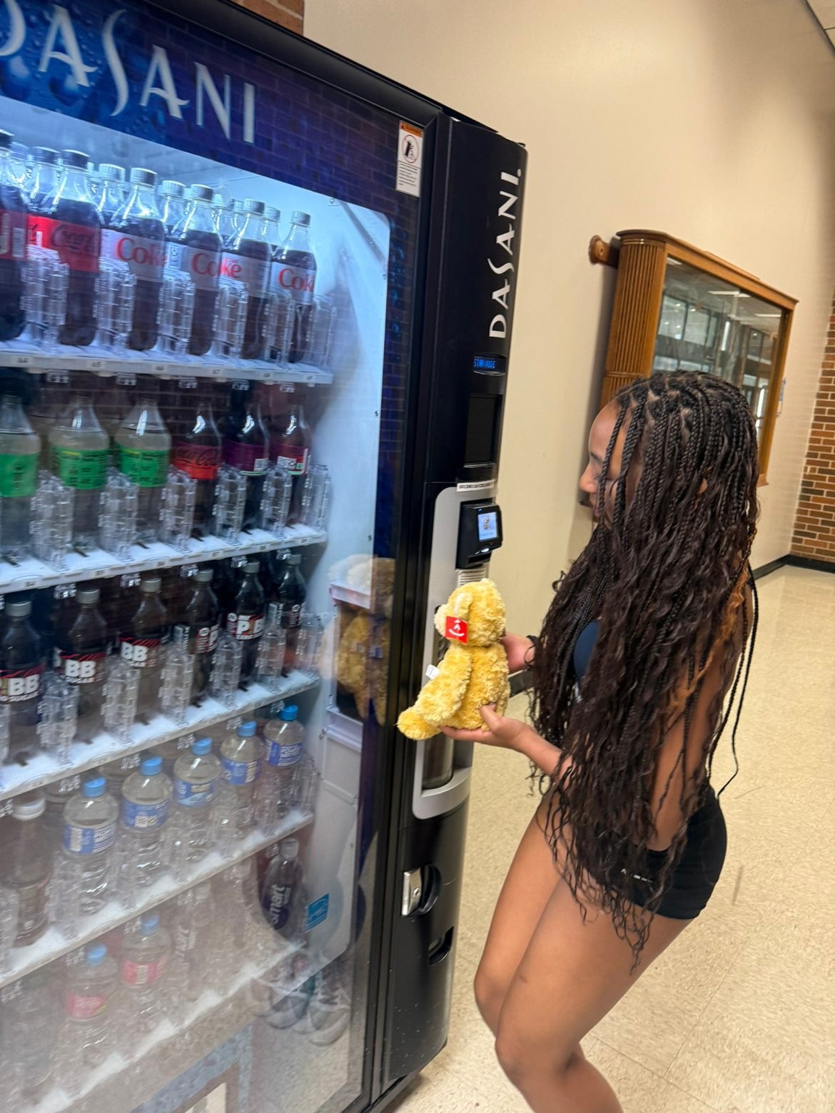 Stuffed animal with Rock Bridge Cheer