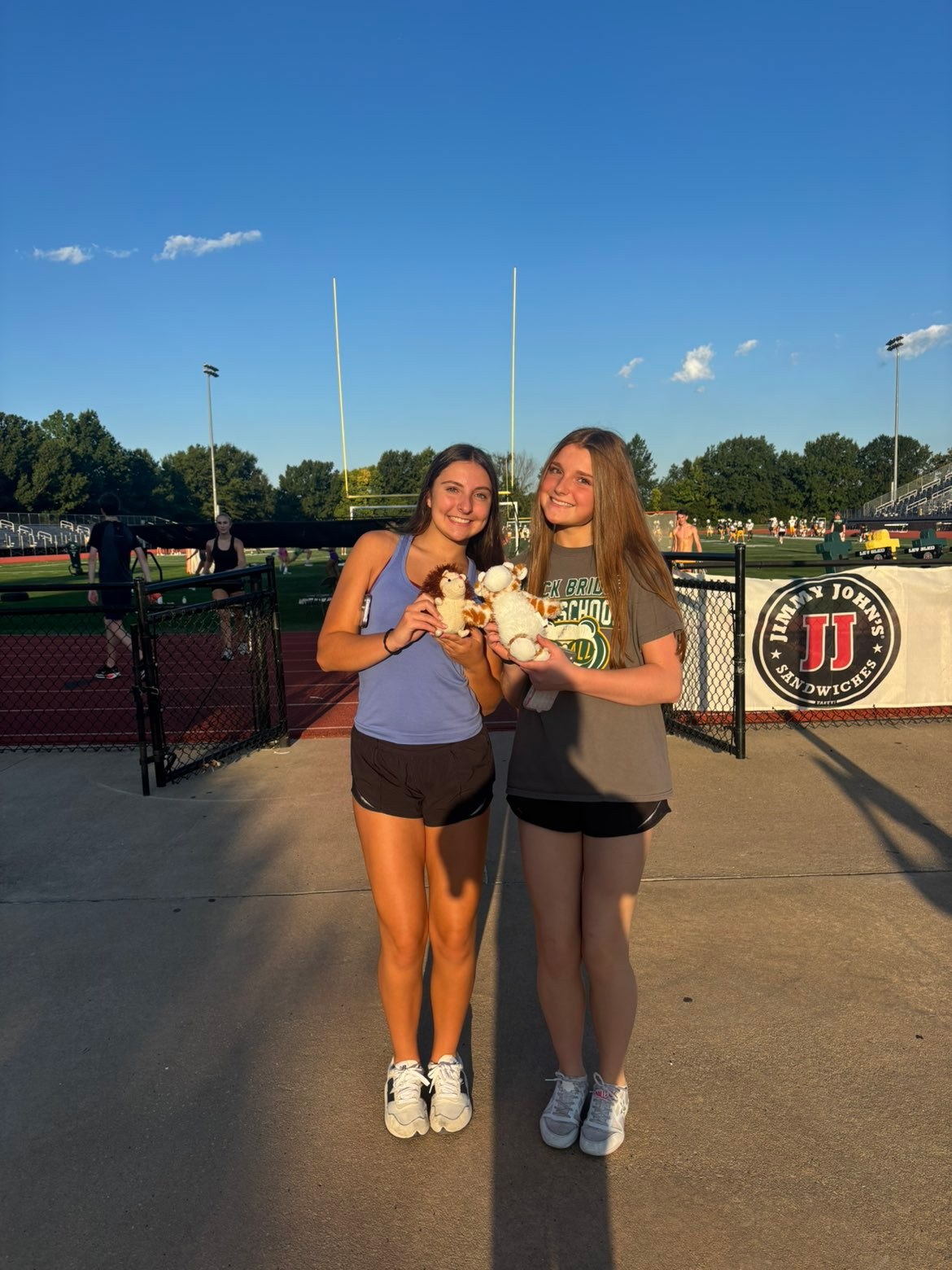 Stuffed animal with Rock Bridge Cheer