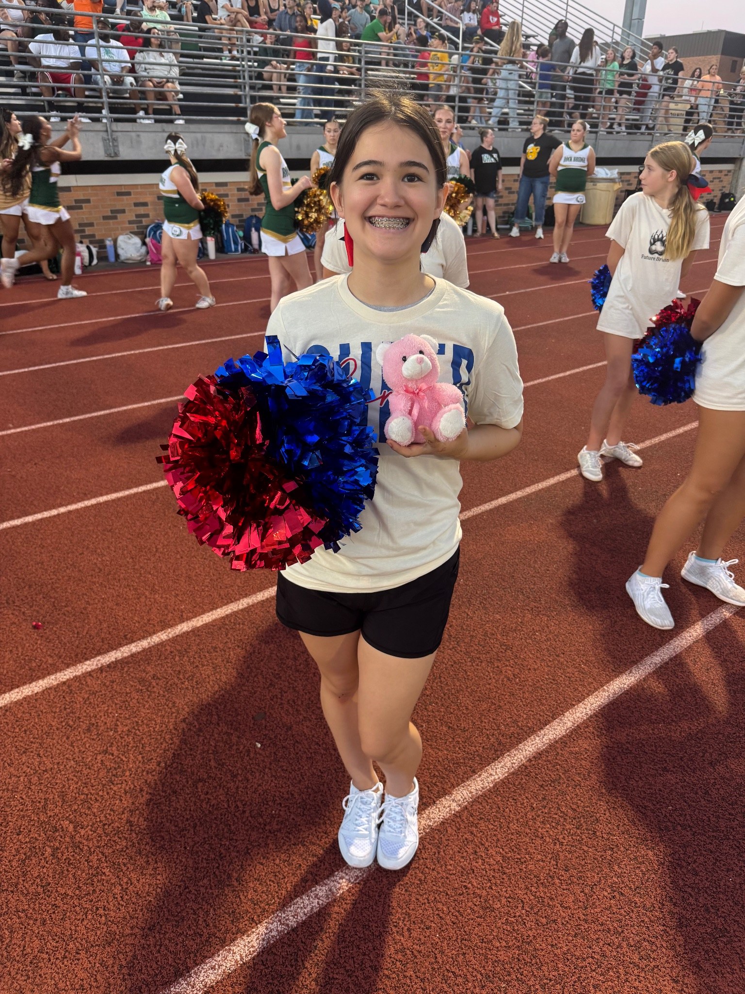 Stuffed animal with Rock Bridge Cheer