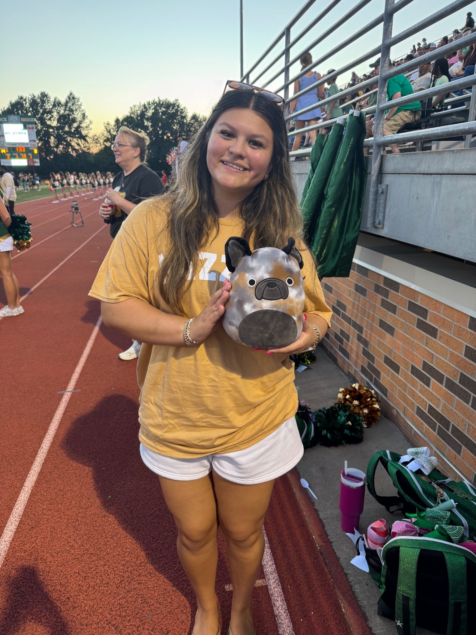 Stuffed animal with Rock Bridge Cheer