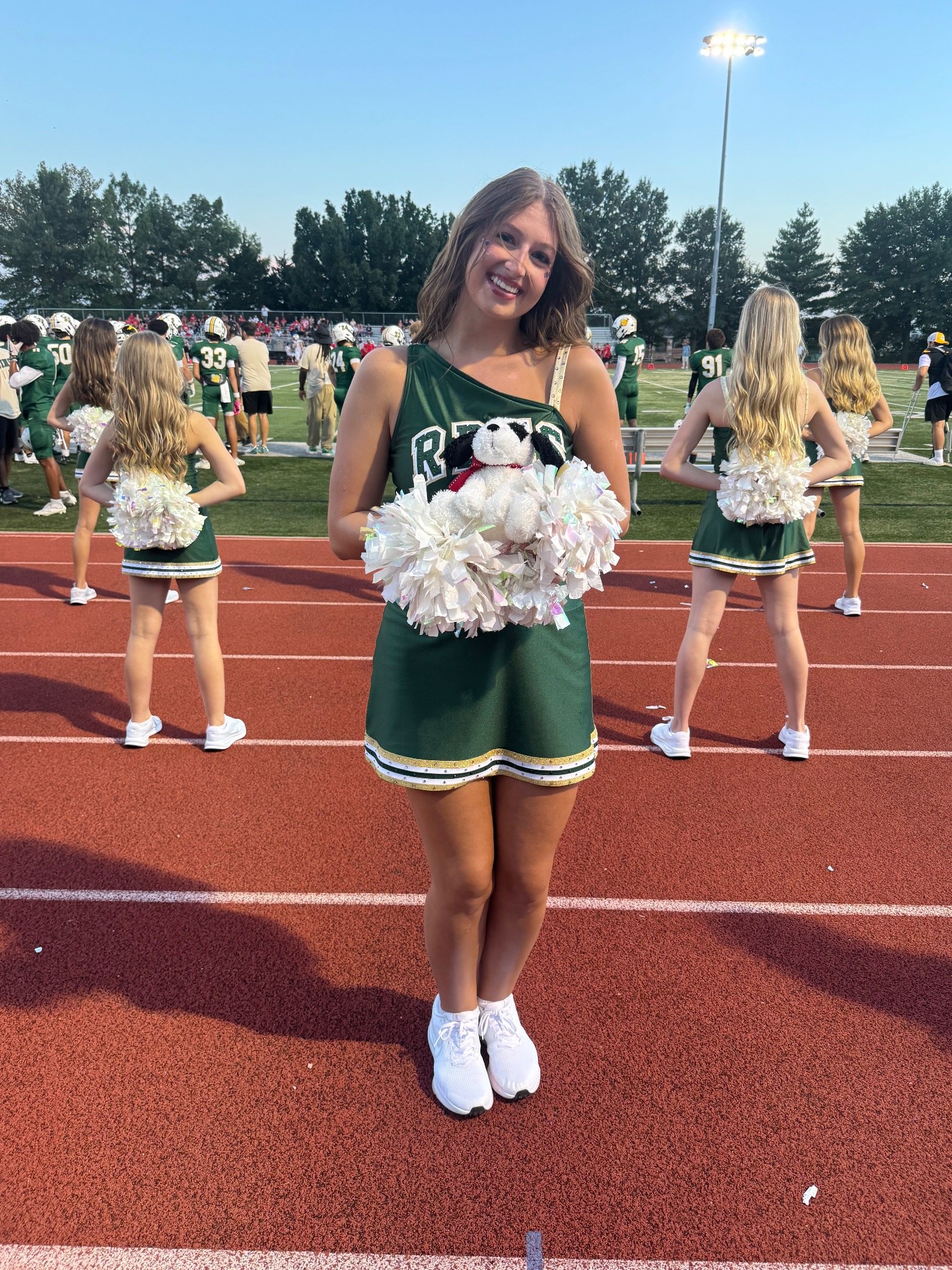 Stuffed animal with Rock Bridge Cheer