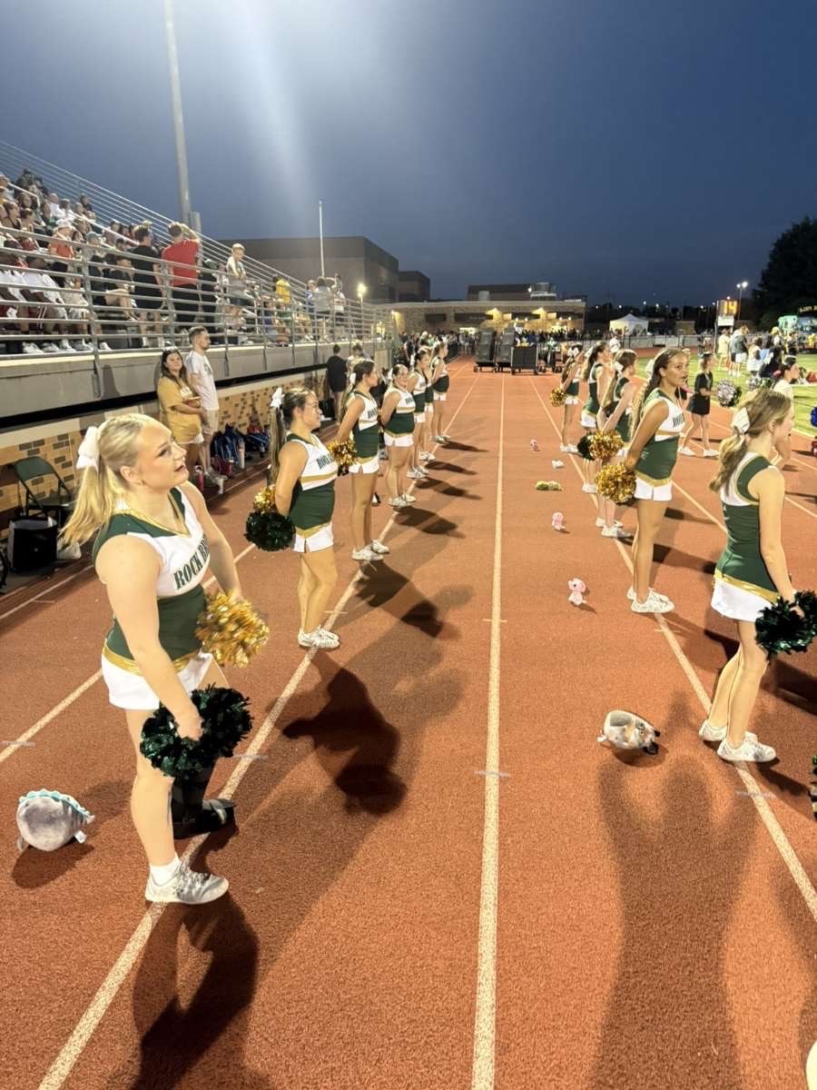 Stuffed animal with Rock Bridge Cheer