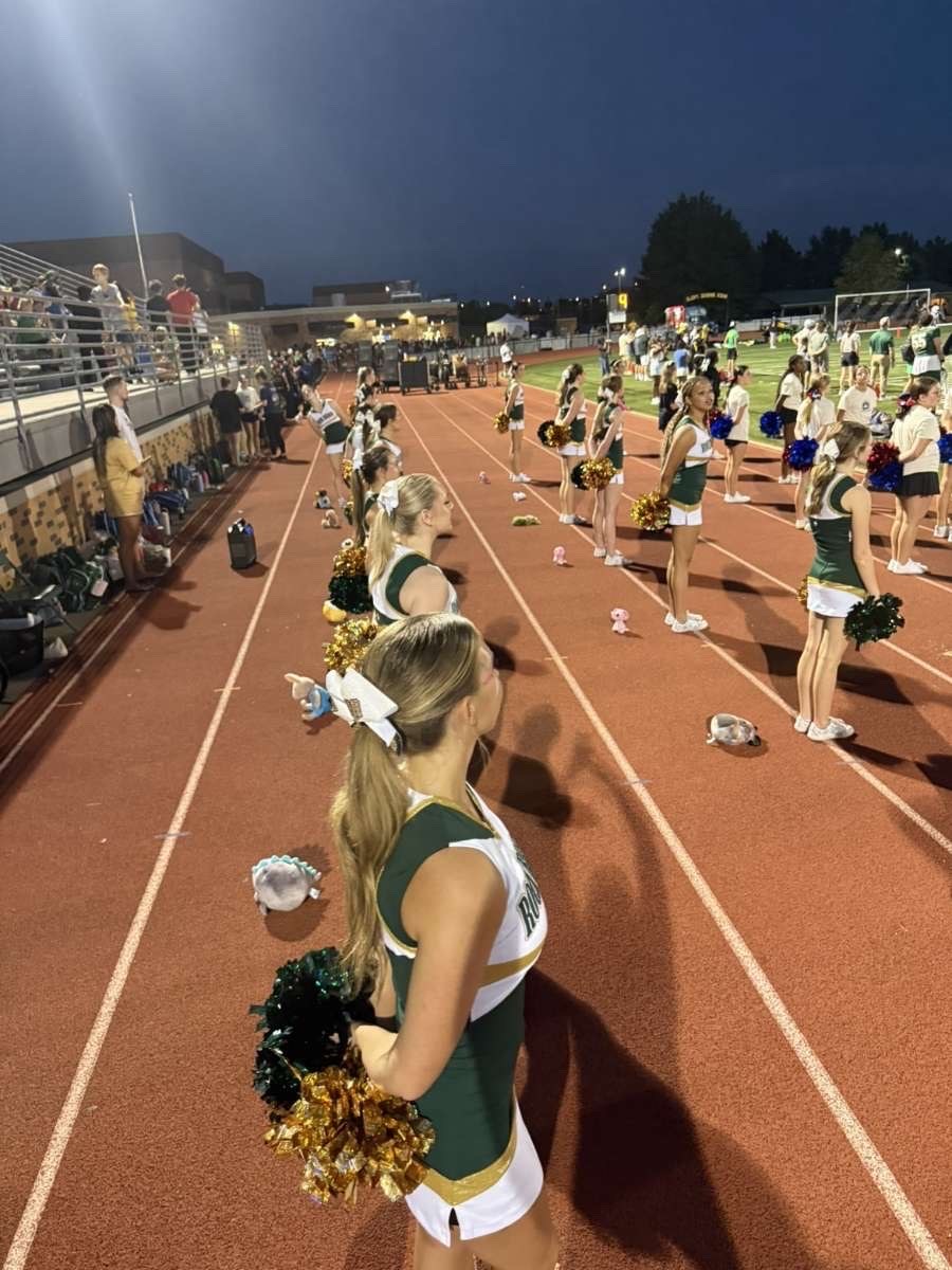 Stuffed animal with Rock Bridge Cheer