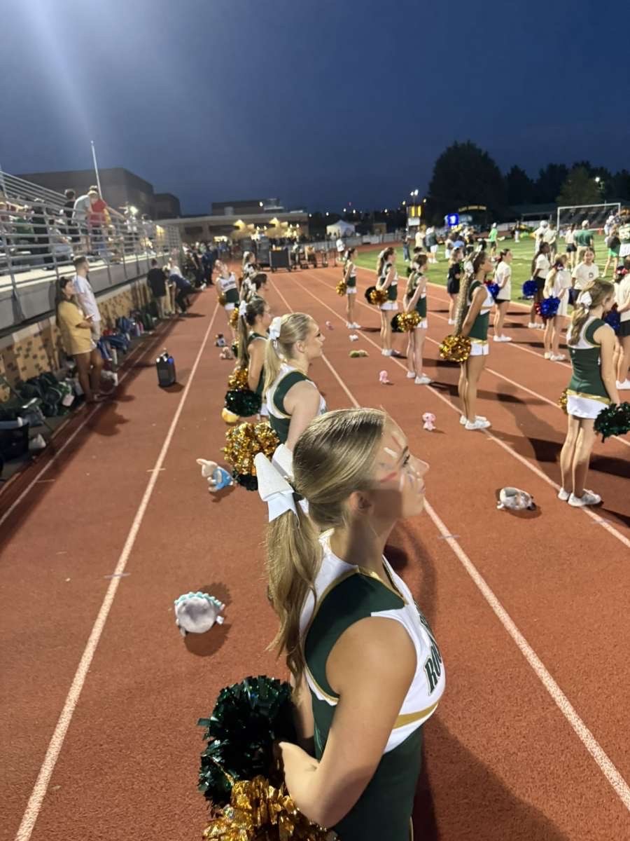 Stuffed animal with Rock Bridge Cheer